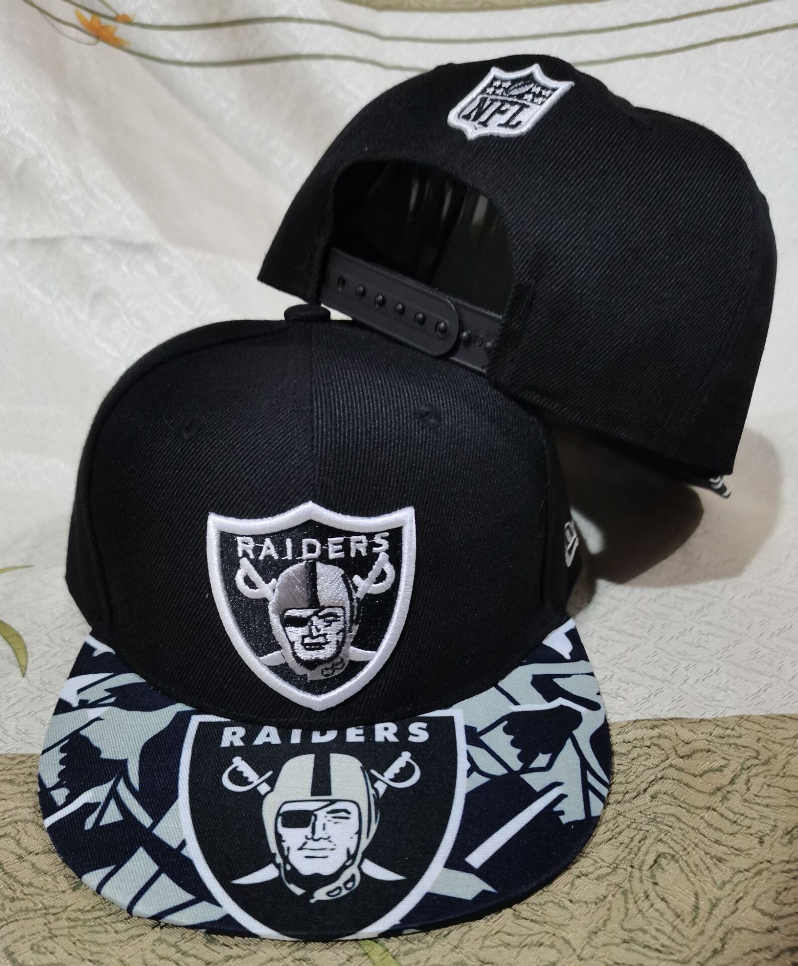 2022 NFL Oakland Raiders hat GSMY->->Sports Caps